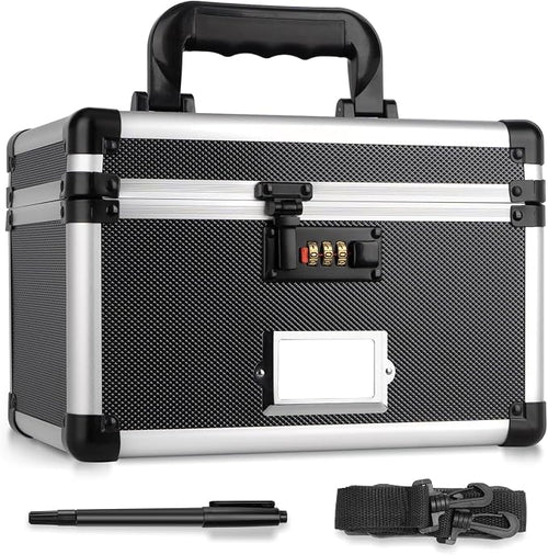 11 x 7 x 8.3 Inch Lockable Storage Box by LOCKCURX