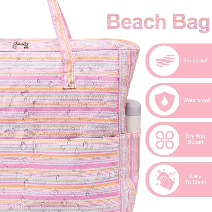 Waterproof Beach Tote Pool Bags - Image 7