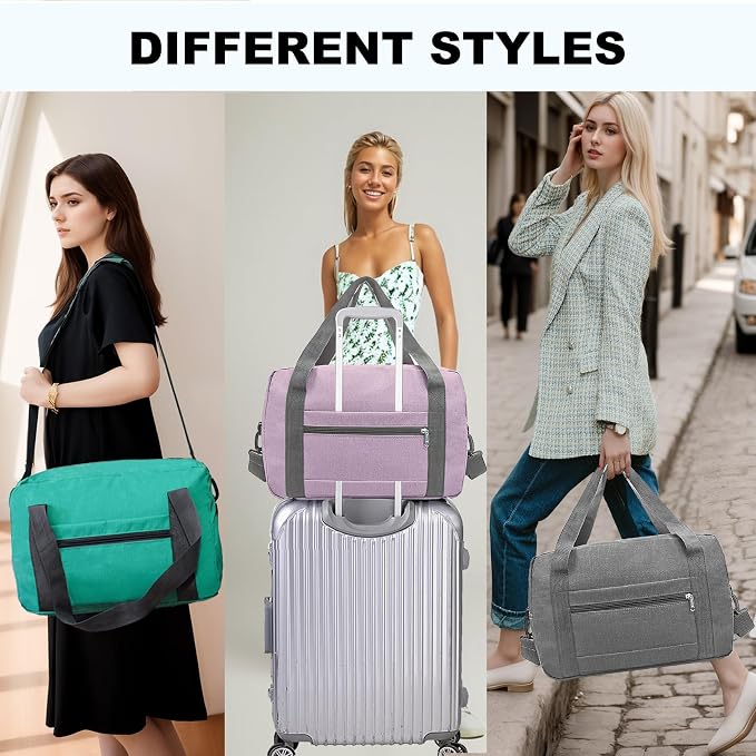Foldable Carry on Luggage Bag 22x14x9 Personal Item Bag - Image 5