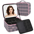 Makeup Bag With LED Mirror, Travel Makeup Case with Light up Mirror Large by TANTO