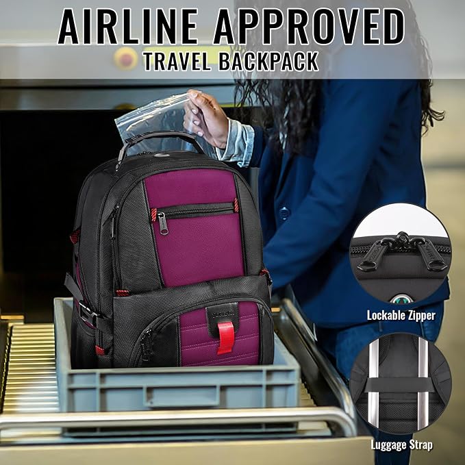 YOREPEK 18.4 Laptop Backpack, Large Backpacks Fit Most 18 Inch Laptop - Image 5