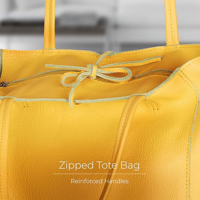 Italian Calf Leather Tote for Women - Image 3