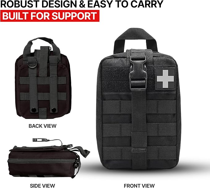 MOLLE Rip Away EMT First Aid IFAK Pouch Medical Empty Bag - Image 6