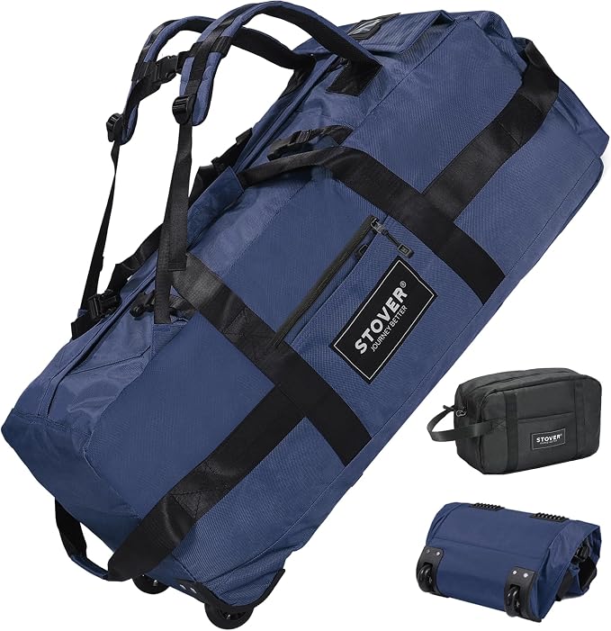 STOVER 80L Rolling Duffel Bag by STOVER