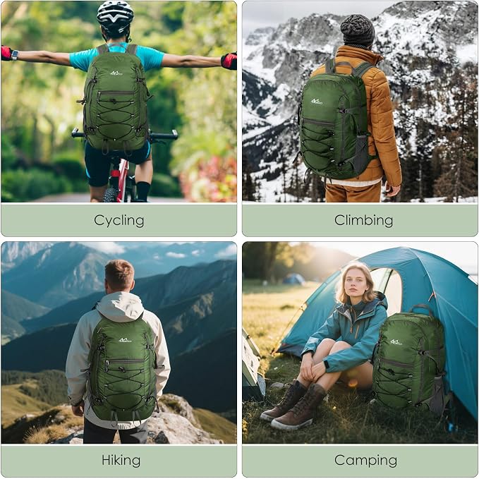 MoKo Hiking Backpack, 40L Large Capacity Camping Backpack - Image 7
