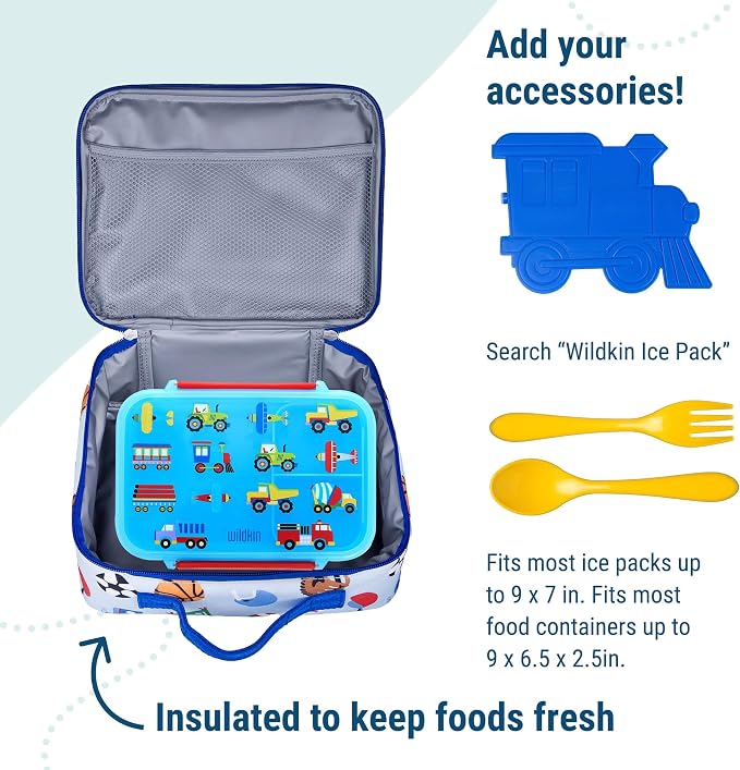 Wildkin Kids Insulated Lunch Box – Durable and Reusable - Image 5