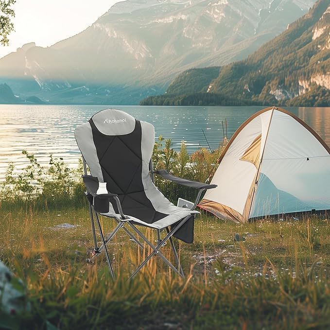 Camping Chairs, Portable 2 Pack Camp Chairs - Image 2