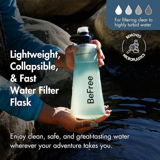 Katadyn BeFree 1.0L Ultralight Collapsible Water Filter Bottle - Image 3