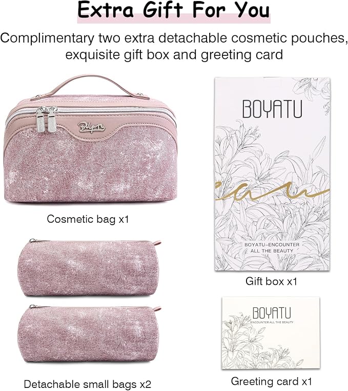 Travel Makeup Bag Cosmetic Bags - Image 5
