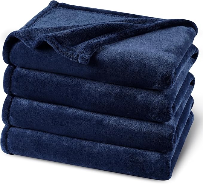 PHF Ultra Soft Fleece Blanket Queen Size, No Shed No Pilling Luxury Plush Cozy by PHF