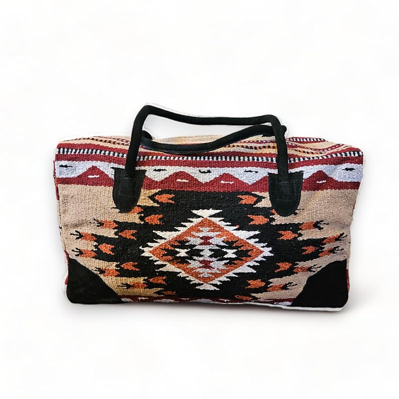 Southwestern Large Weekender Travel Bag Western Duffle Bag Boho Travel Bag - Image 3