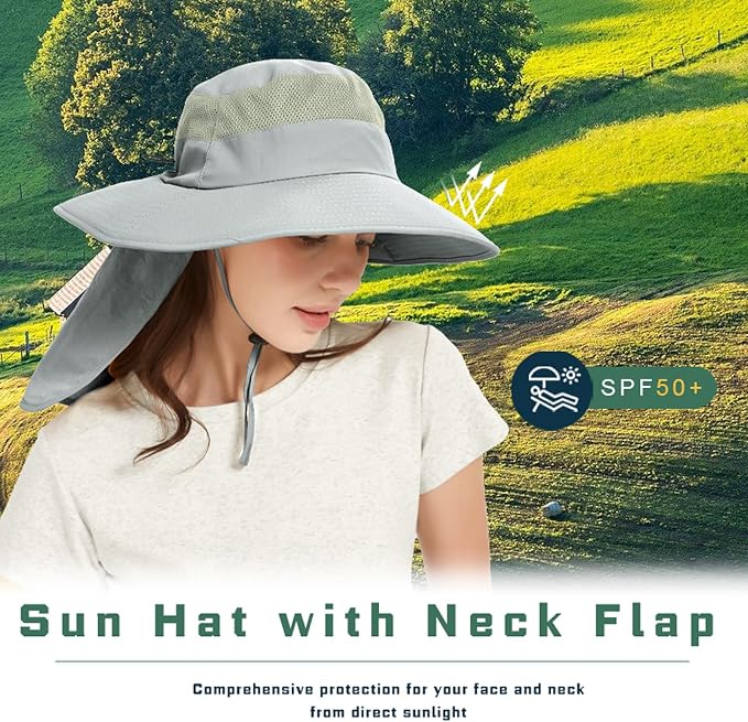 Fishing Hat Breathable Wide Brim Sun Hats - Image 2