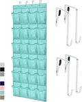 GORILLA GRIP Over the Door Shoe Organizer, 24 Large Breathable Mesh Pockets by GorillaGrip