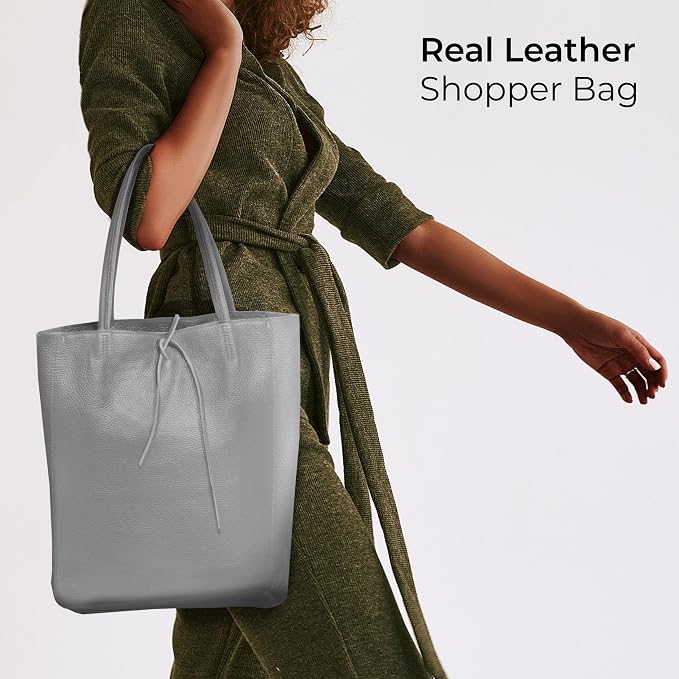 Italian Calf Leather Tote for Women - Image 8