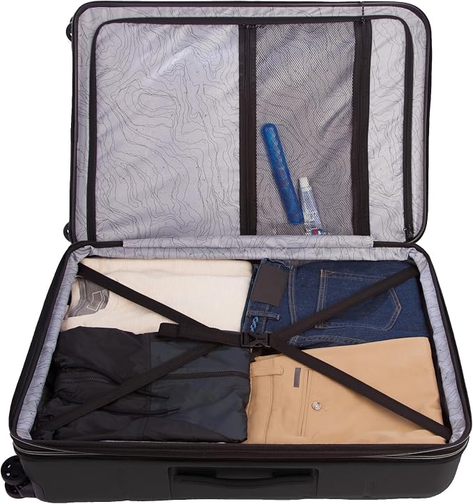 Eddie Bauer Glacier Checked 30" Luggage | Hardside | Spinner Wheels | - Image 7