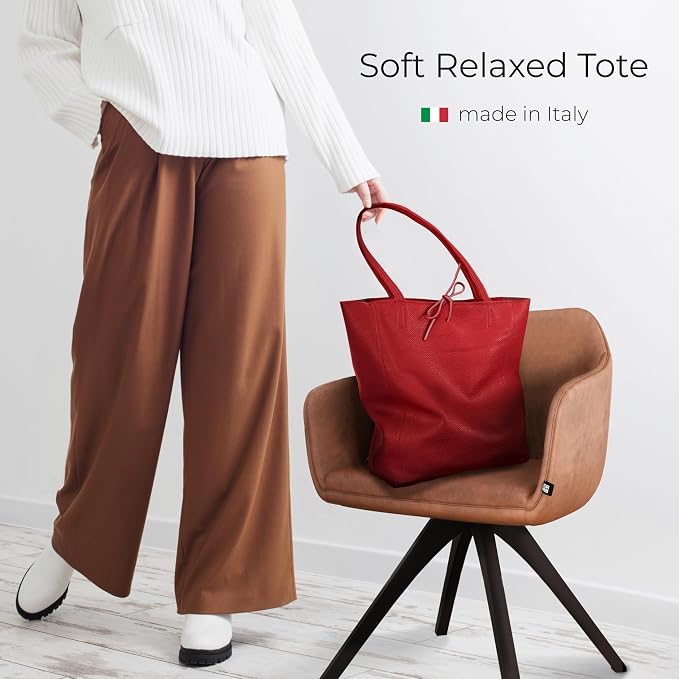 Italian Calf Leather Tote for Women - Image 4