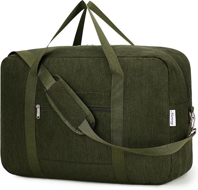 Carry on luaggage 22x14x9 Airlines Approved Foldable Carry on Bag Travel Duffel by Narwey