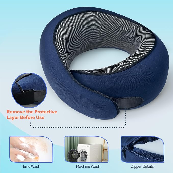 Travel Pillow | High-Density Memory Foam Pillow - Image 5