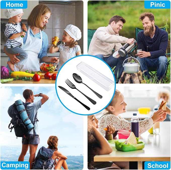 4PCS Premium Travel Utensils - Image 6