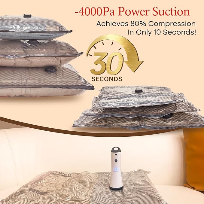 12 Pack Vacuum Bags for Travel - Image 4