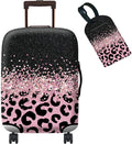 Luggage Cover + Tag, Washable Elastic Cloth, Anti-Scratch by BWEGRHE