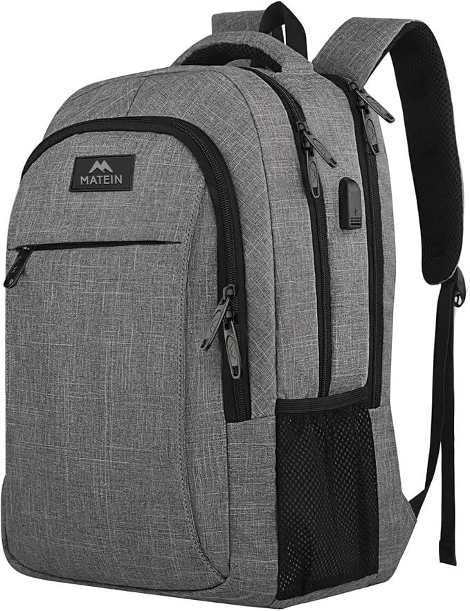 MATEIN Travel Laptop Backpack, Business Anti Theft Slim Sturdy Laptops Backpack by MATEIN