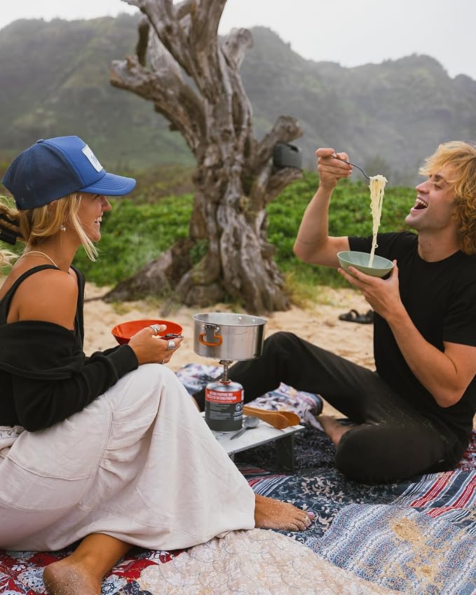 GSI Outdoors Cascadian 1 Person Table Set I 6-Piece Camping, Backpacking Mess - Image 9