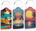 Abstract Beach 3 Pack Luggage Tags by Losthll