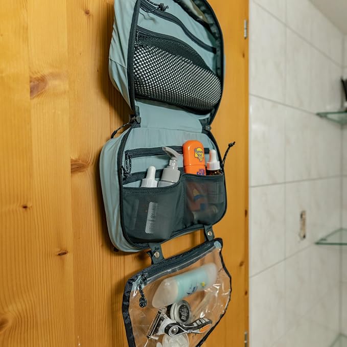 Toiletry Bag Kit Set: Hanging Travel Toiletry Bag + 311 TSA Cosmetic Liquid Bag - Image 8