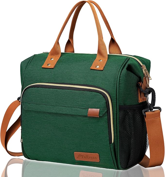TuErCao Insulated Lunch Bag Adult Lunch Box by TuErcao