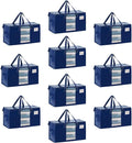 VENO 10 Pack Moving Bags, Comforter and Blanket Storage Bags by Veno