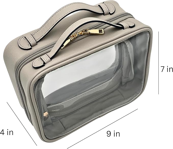 JAZD Clear Makeup Bag Toiletry Bag - Image 3