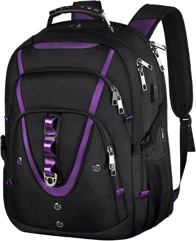 18.4 inch Travel Backpack Men Women, 55-60L Extra Large Laptop Backpack RFID by MogplofLaptopBackpack