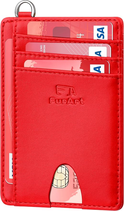 FurArt Slim Minimalist Wallet, Front Pocket Wallets, RFID Blocking, Credit Card by FurArt