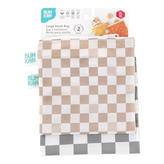 Bumkins Reusable Sandwich and Snack Bags, - Image 6