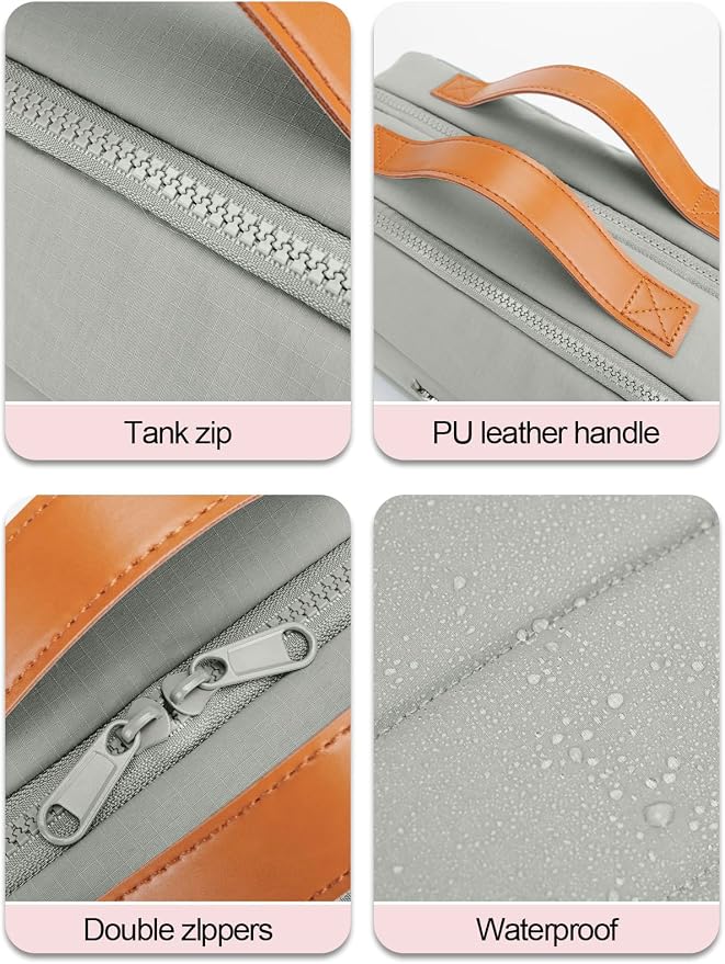 Women's Hanging Toiletry Bag, Waterproof Travel Cosmetic Organizer - Image 5