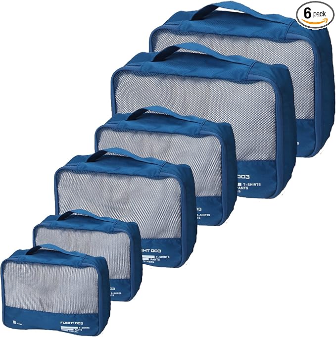 Packing Cubes Set Travel Luggage Organizers Suitcase Lightweight Accessories by Unknown