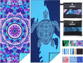 2 Pack Lightweight Thin Beach Towel Oversized 71"x32" Big Extra Large by Gomust