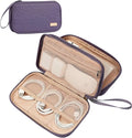 NISHEL Travel Cord Organizer Case, Double Layers Tech Electronic Bag, Essentials by NISHEL