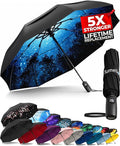TUMELLA Strongest Windproof Travel Umbrella, Small Strong but Light Portable by Tumella
