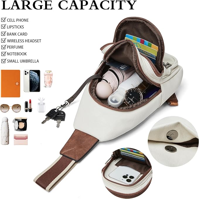 Sling Bag Crossbody Bags for Women Small Cross Body Bag Fanny Packs Chest Sling - Image 4