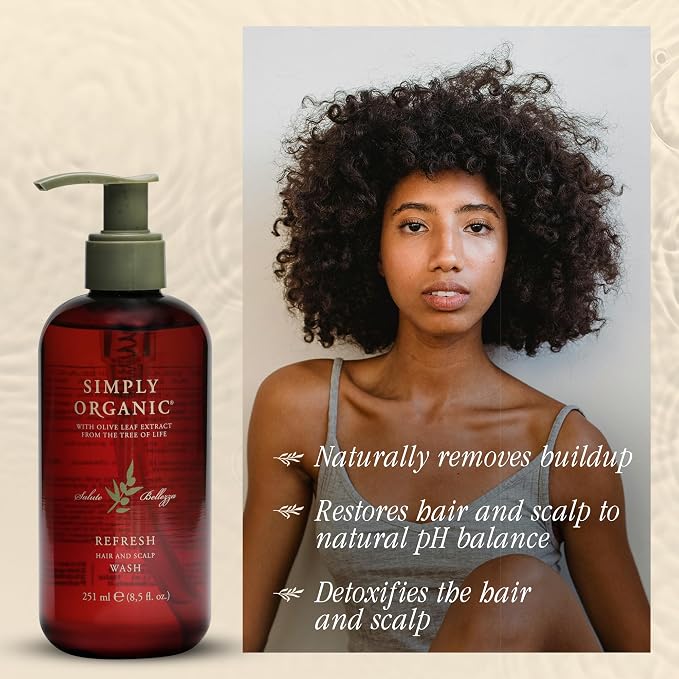 SIMPLY ORGANIC Hair Detox Clarifying Shampoo Scalp Wash, Made in Italy - Image 4