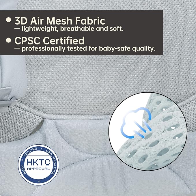 Baby Carrier for Newborns to Toddlers, Adjustable, Ultra-Soft and Weightless - Image 6