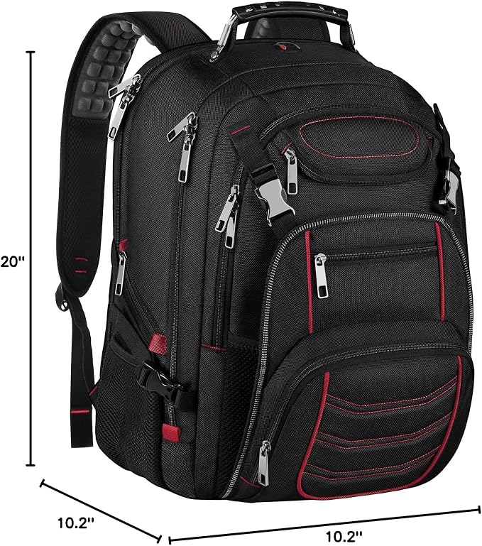18.4 Laptop Backpack for Men, Extra Large Gaming Laptops Backpack - Image 8