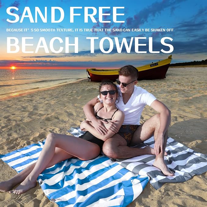Your Choice Microfiber Quick Dry Sand-Free Beach Towel - Image 3