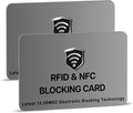 SaiTech IT 2 Pack RFID Blocking Cards, One Card Protects Entire Wallet Purse by SaiTechIT