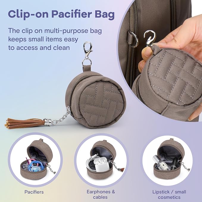 RUVALINO Diaper Bag Backpack, Large Capacity, Waterproof - Image 9
