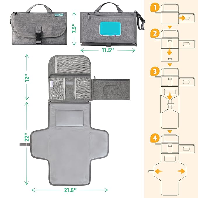 Kopi Baby Portable Diaper Changing Pad - Image 5