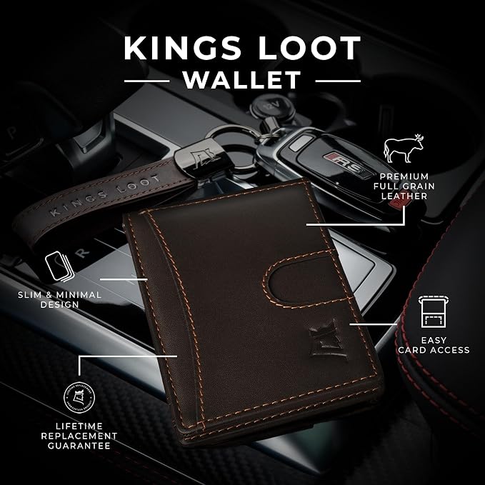 Kings Loot Money Clip Slim Minimalist Wallet - Image 5