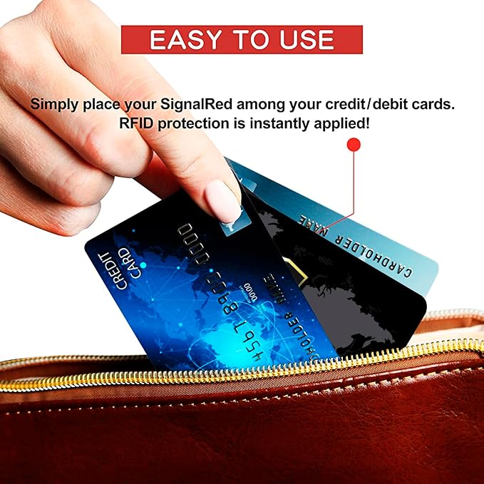 SaiTech IT 5 Pack RFID Blocking Card NFC Contactless Debit/Credit Card ATM - Image 6